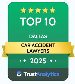 Award - Top 10 Dallas Car Accident Lawyers 2025